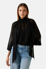 Blouse met lange mouwen - zwart