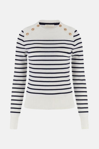 Pull met ronde hals - Wit - Guess®