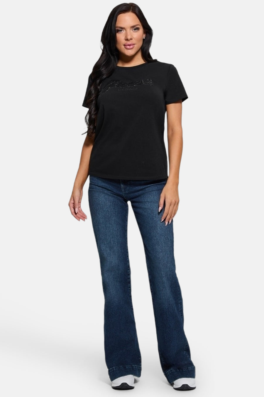Top uni manche courte Noir - Guess®