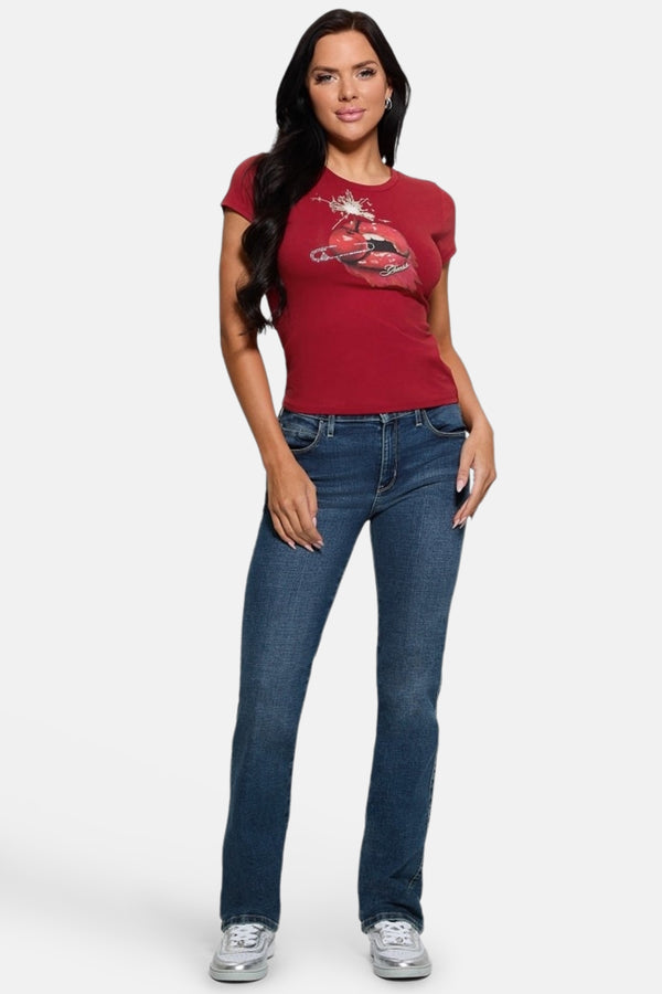 T-shirt (korte mouwen) Rood - Guess®