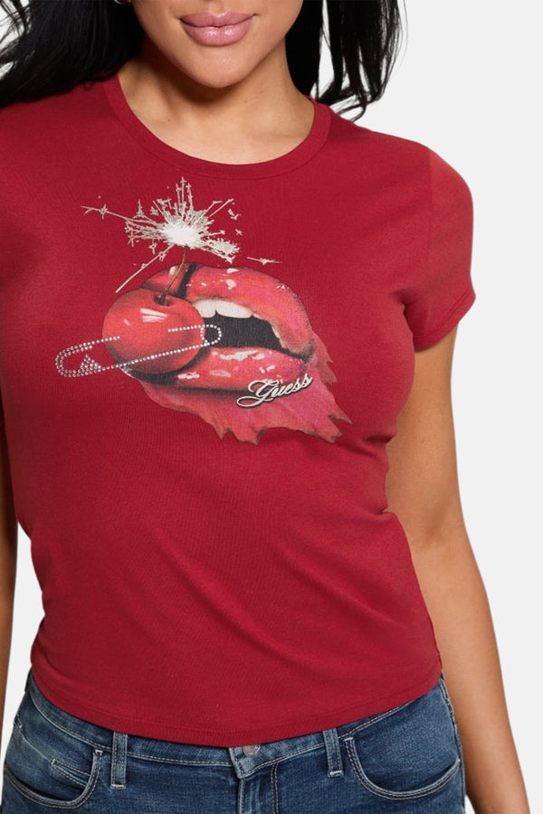 T-shirt (korte mouwen) Rood - Guess®