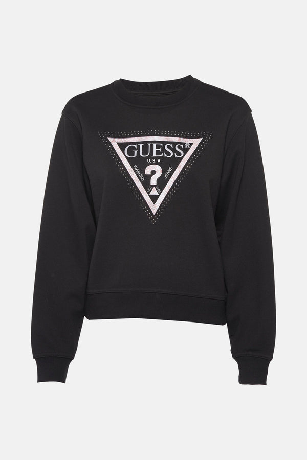 Sweater met ronde hals Zwart - Guess®