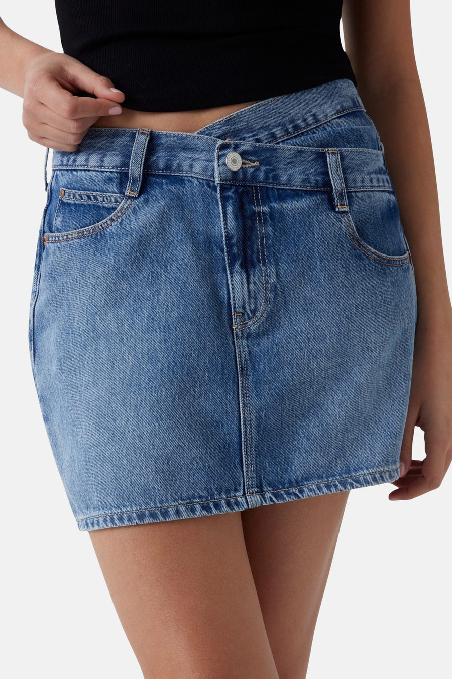 Rok (kort) blauw - Guess® - Guess®