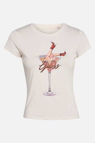 T-shirt met korte mouwen - Ecru