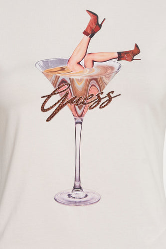 T-shirt met korte mouwen - Ecru - Guess®