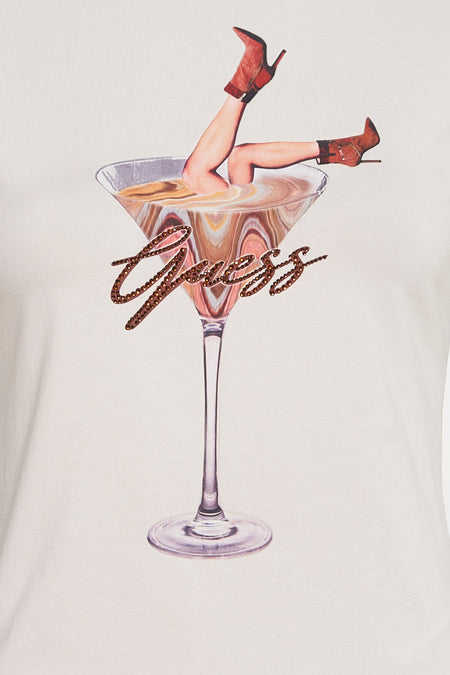 T-shirt met korte mouwen - Ecru