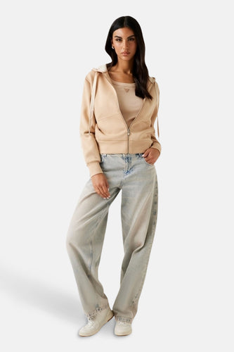 Sweater met kap - bruin - Guess®