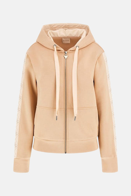 Sweater met kap - bruin