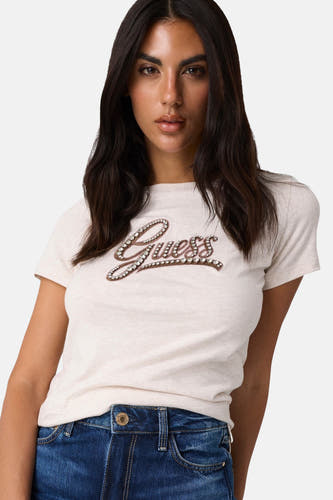 T-shirt à manches courtes - beige