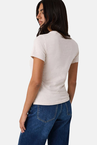 T-shirt à manches courtes - beige