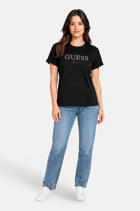 T-shirt (manches courtes) noir - Guess®