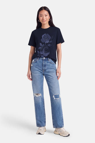 T-shirt met korte mouwen - blauw