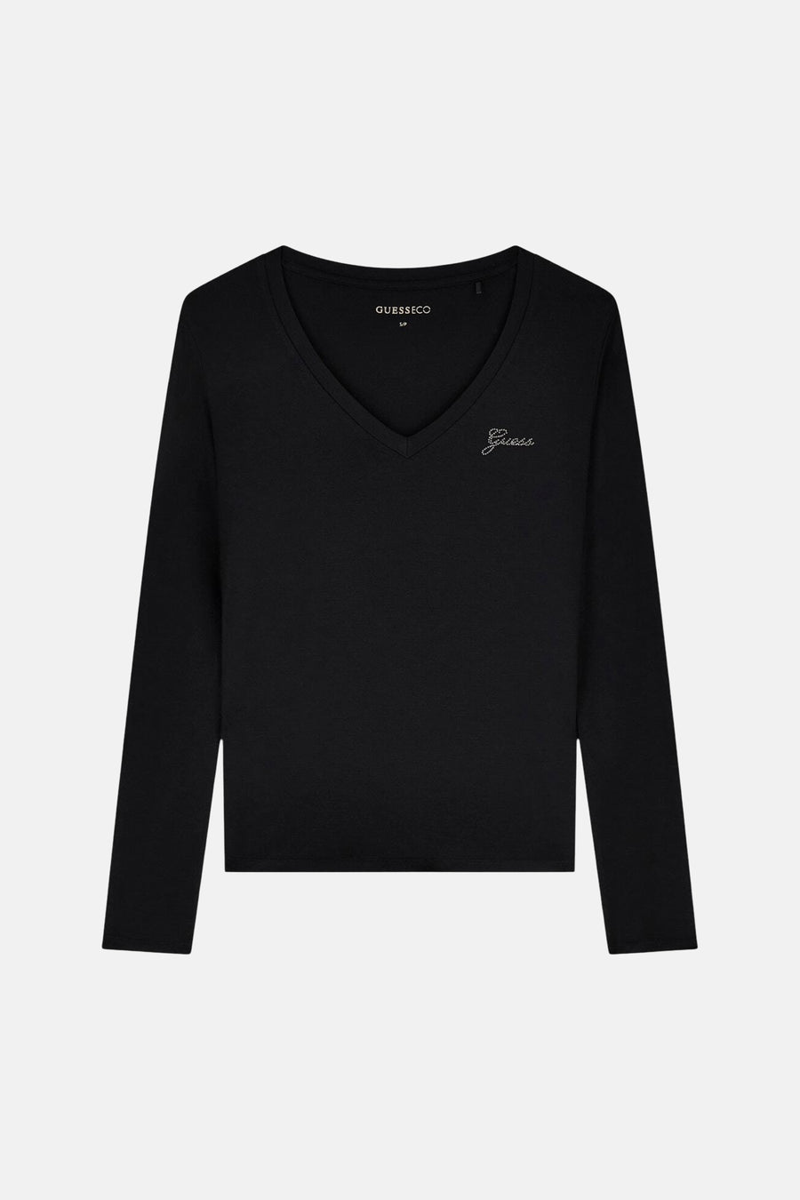 Top uni manche longue noir - Guess®