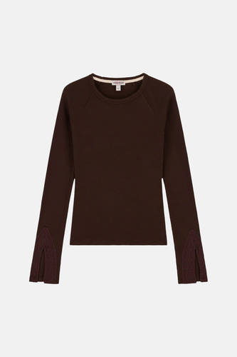 Trui met ronde hals bruin - Guess®