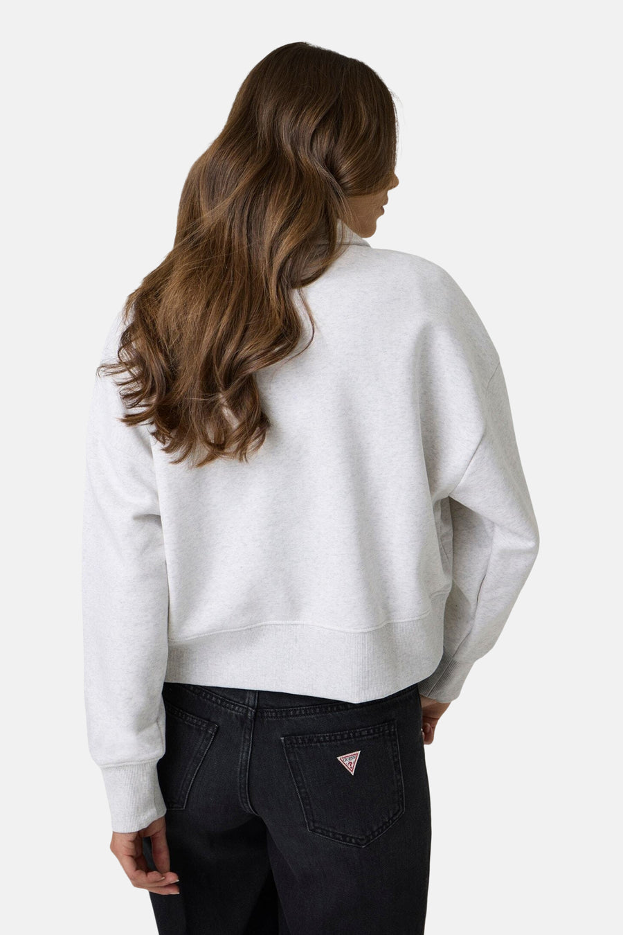 Sweater met ronde hals grijs - Guess®