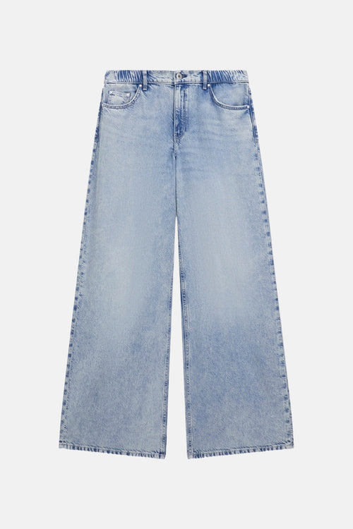 WIDE LOOSE - light blue denim