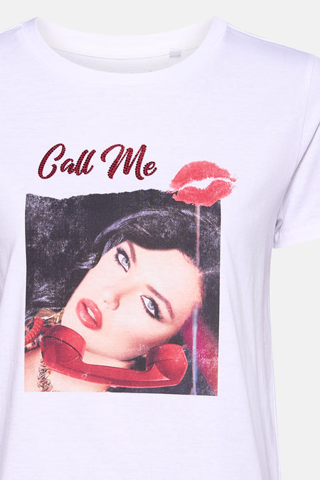 T-shirt à manches courtes - blanc