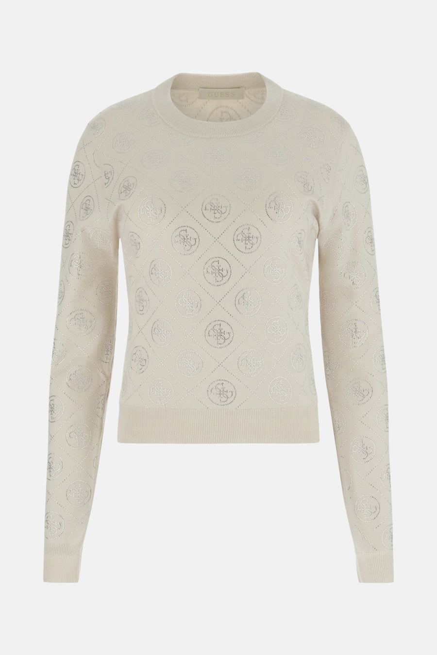 Pull met ronde hals - ecru - Guess®