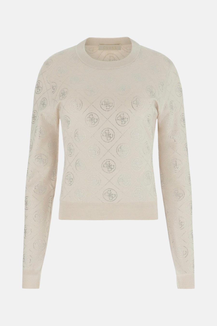 Pull met ronde hals - ecru - Guess®