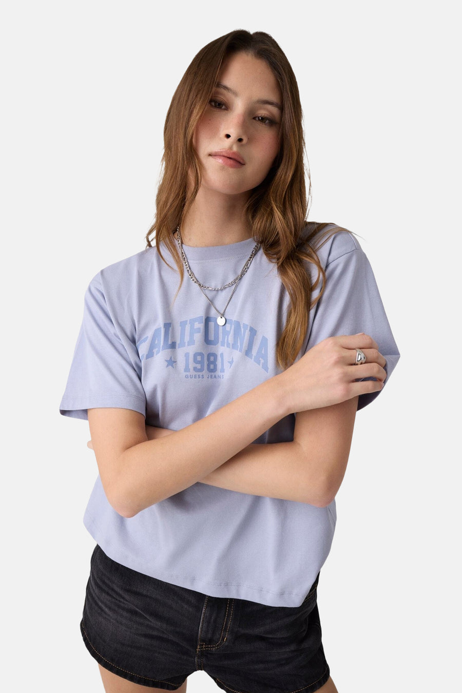 T-shirt (korte mouwen) blauw - Guess®