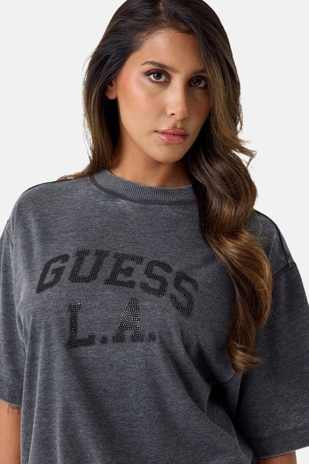 T-shirt met korte mouwen - Grijs