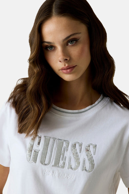 T-shirt (manches courtes) blanc - Guess®