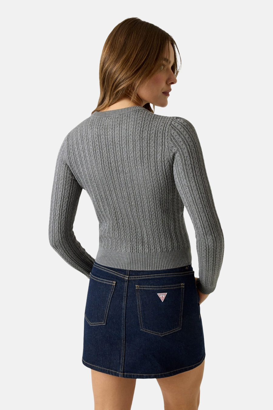 Pull col O gris - Guess®