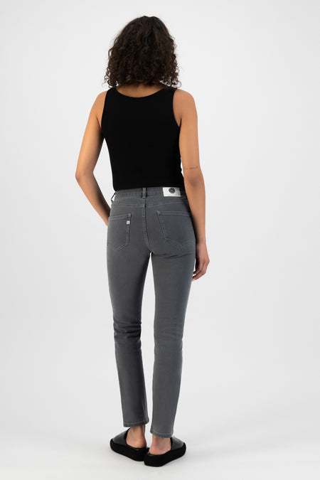 Straight jeans - dark grey denim