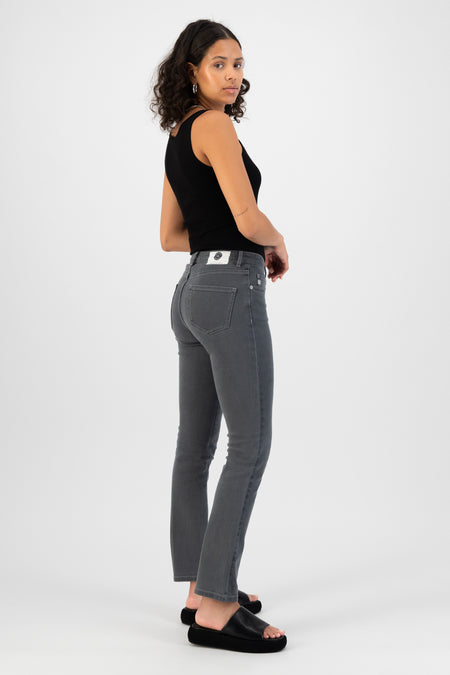 Straight jeans - dark grey denim