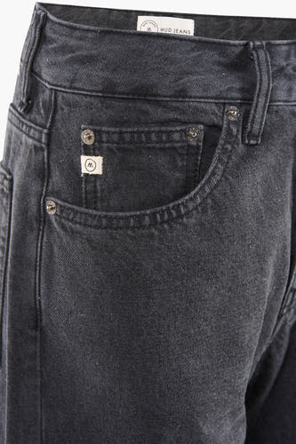 Jean &agrave; coupe droite - gris