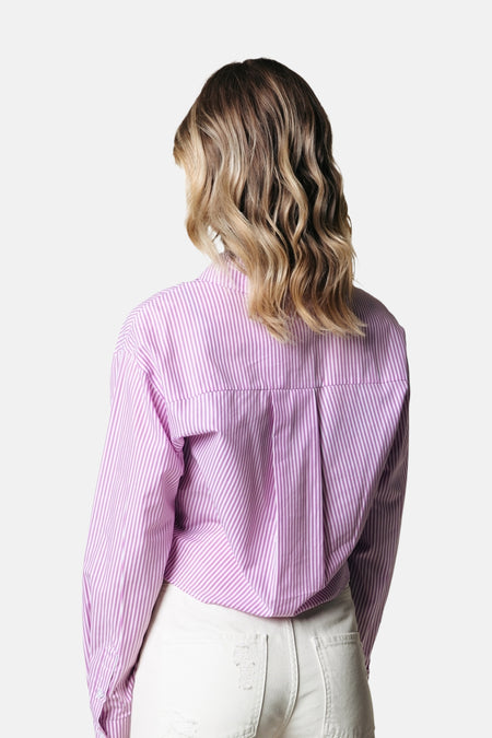 Hemd (lange mouwen) Roze - COLOURFUL REBEL