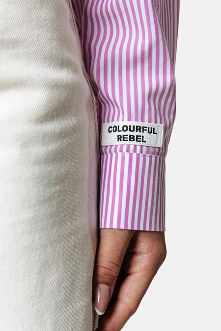 Hemd (lange mouwen) Roze - COLOURFUL REBEL