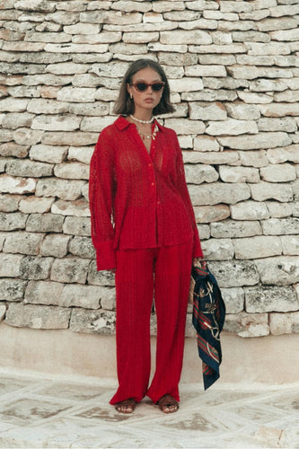 Hemd met lange mouwen - rood - COLOURFUL REBEL - 7