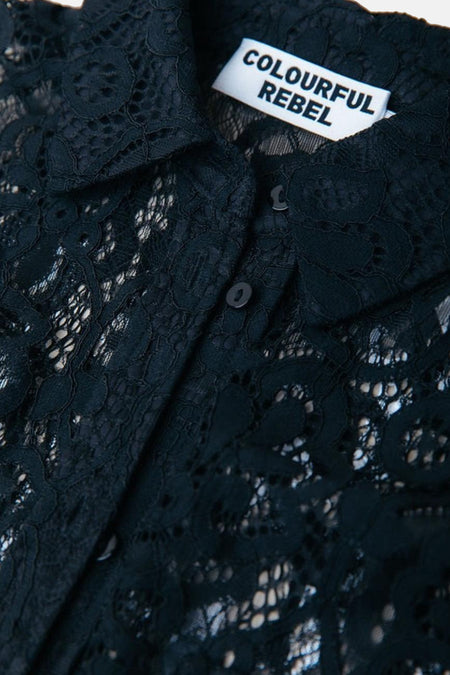 Chemise à manches longues - noir