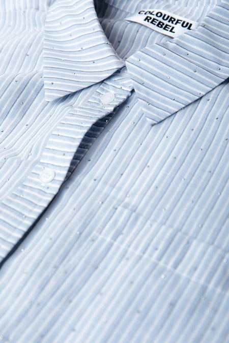 Hemd met lange mouwen - blauw