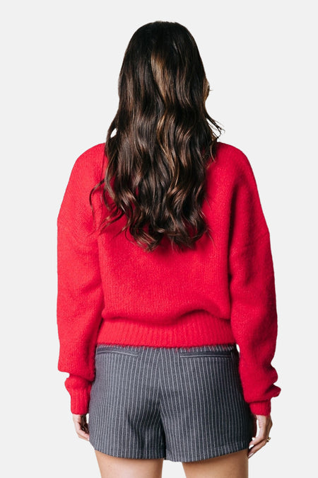 Cardigan - rood