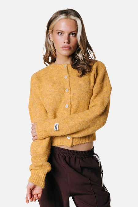 Cardigan - Ochre Yellow