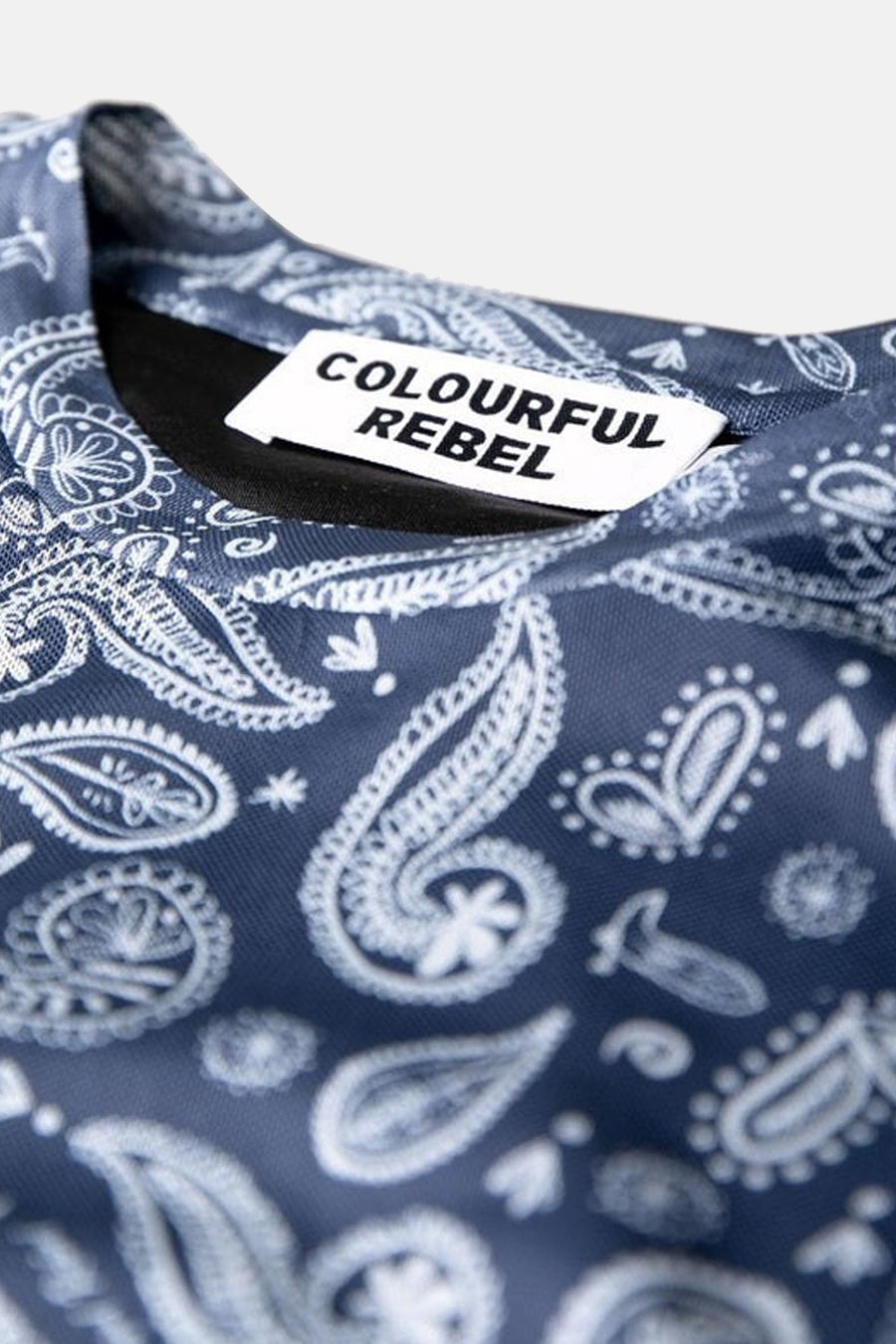 Kleedje met lange mouwen - blauw - COLOURFUL REBEL