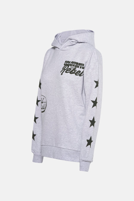 Sweat à capuche - gris