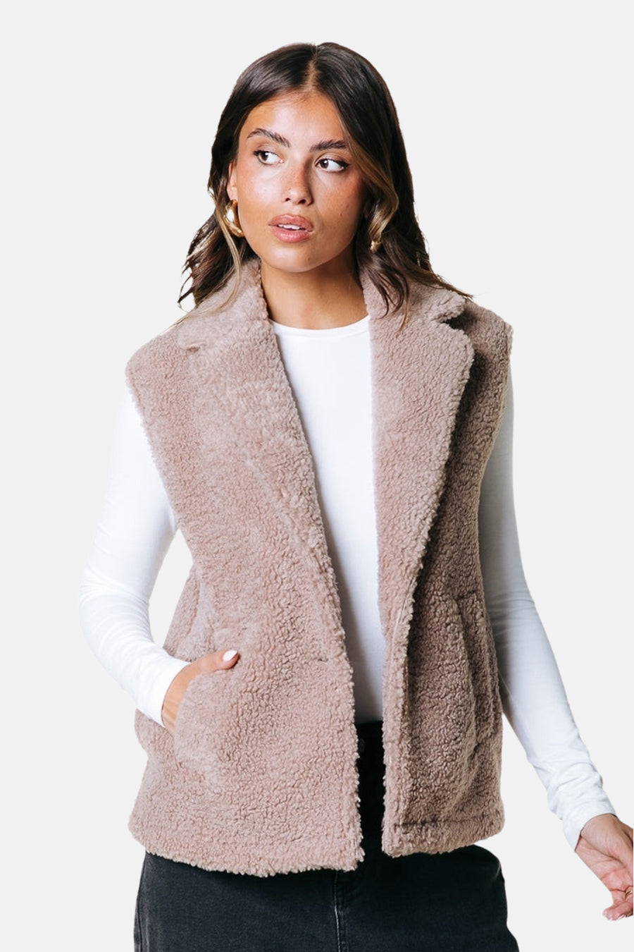 Bodywarmer - beige - COLOURFUL REBEL