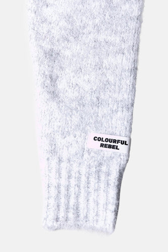 Pull met ronde hals - grijs - COLOURFUL REBEL