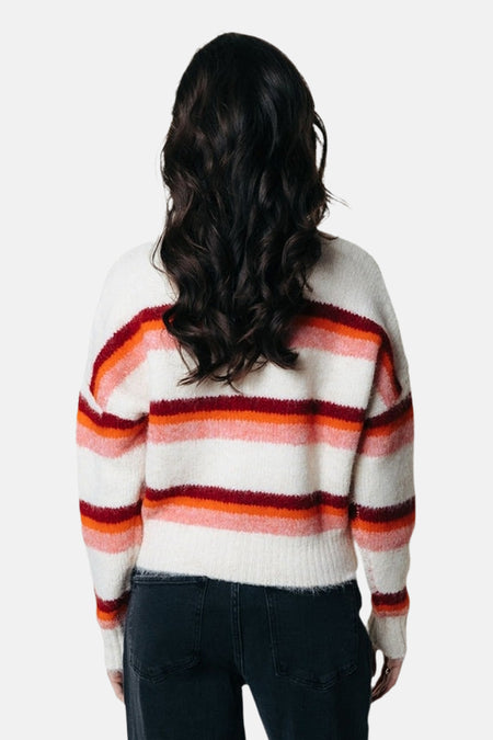 Pull met ronde hals - Multicolor