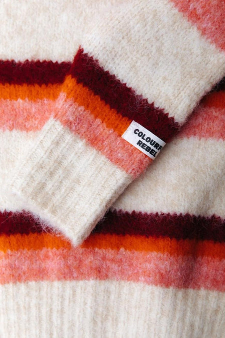 Pull met ronde hals - Multicolor
