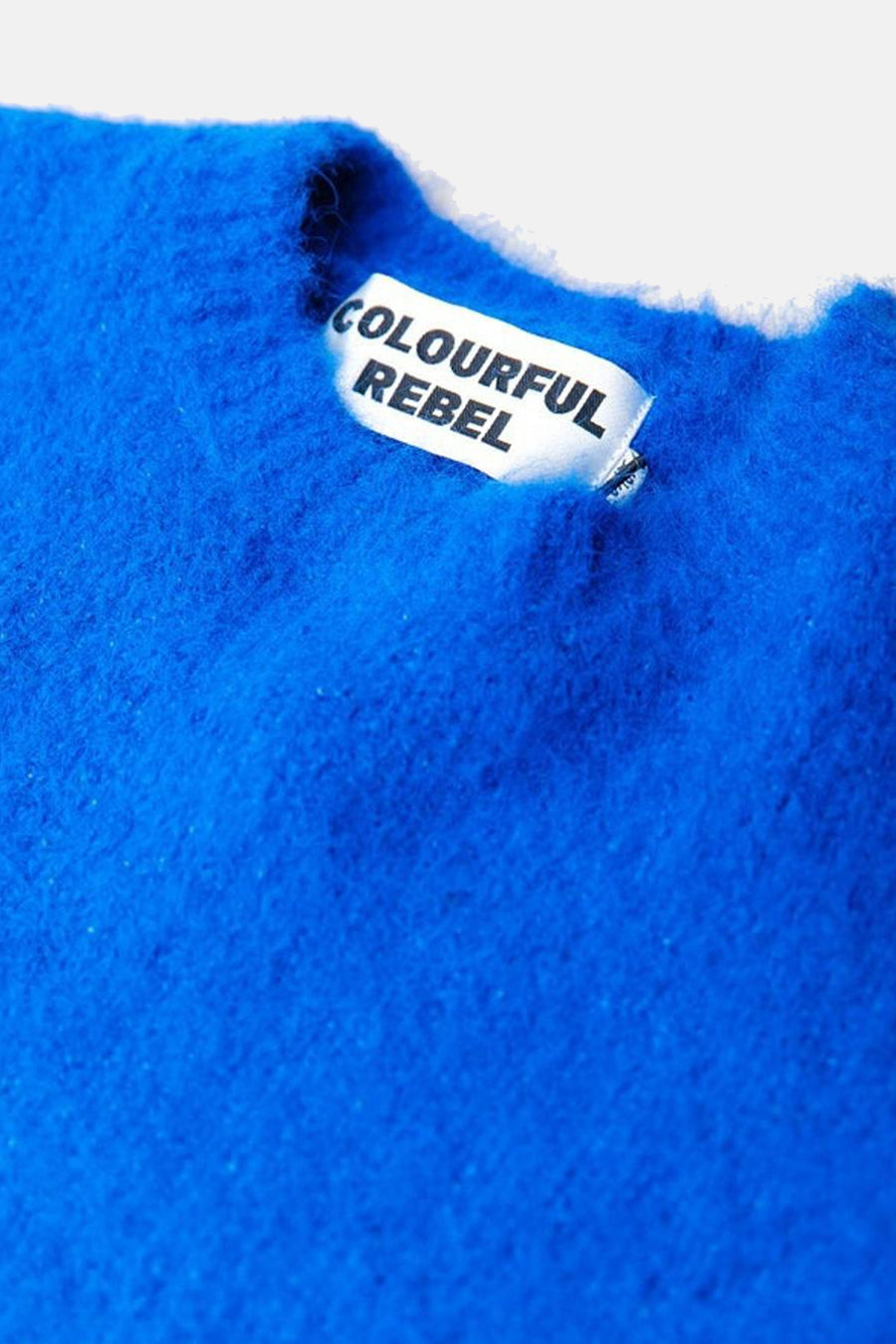 Pull à col rond - bleu - COLOURFUL REBEL