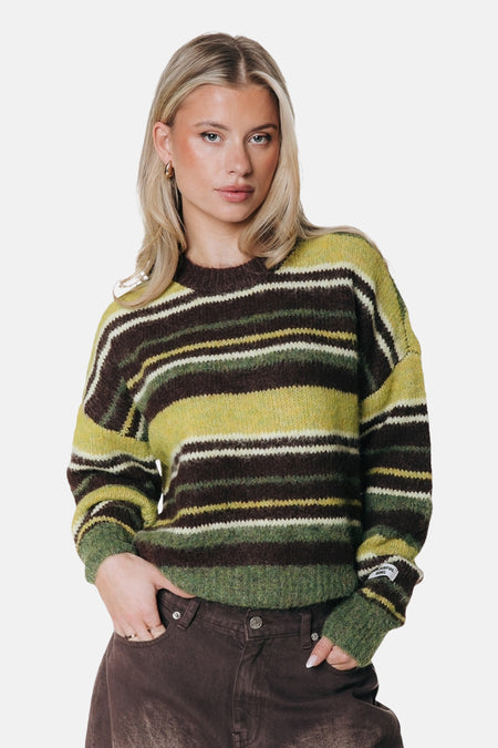 Trui met ronde hals multicolor - COLOURFUL REBEL
