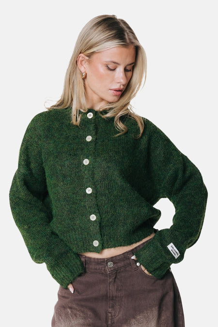 Cardigan groen - COLOURFUL REBEL