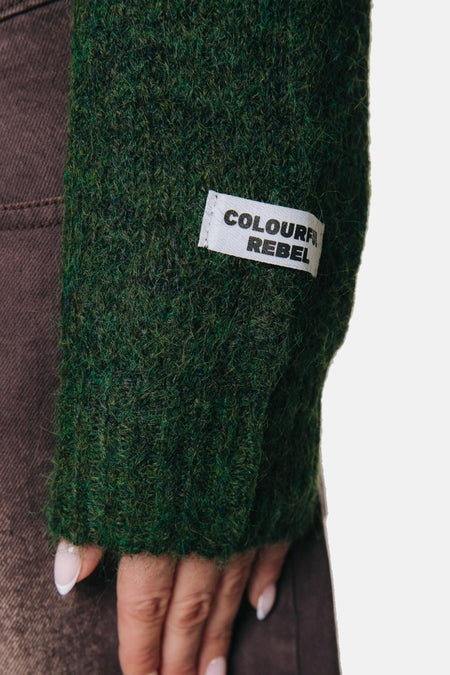 Cardigan groen - COLOURFUL REBEL