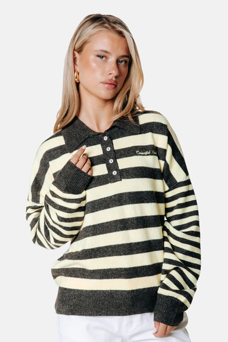 Trui met ronde hals multicolor - COLOURFUL REBEL