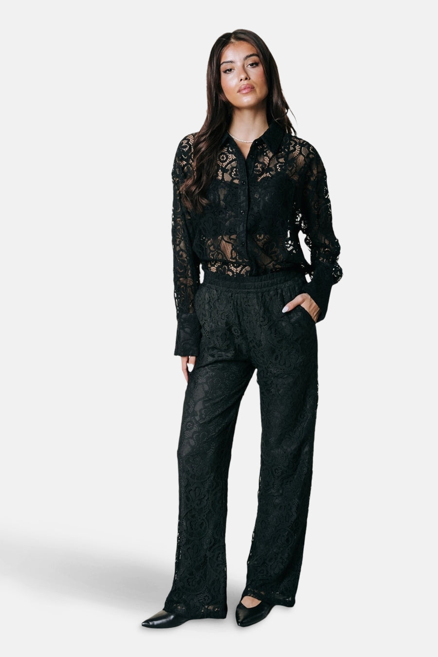 Broek - zwart - COLOURFUL REBEL