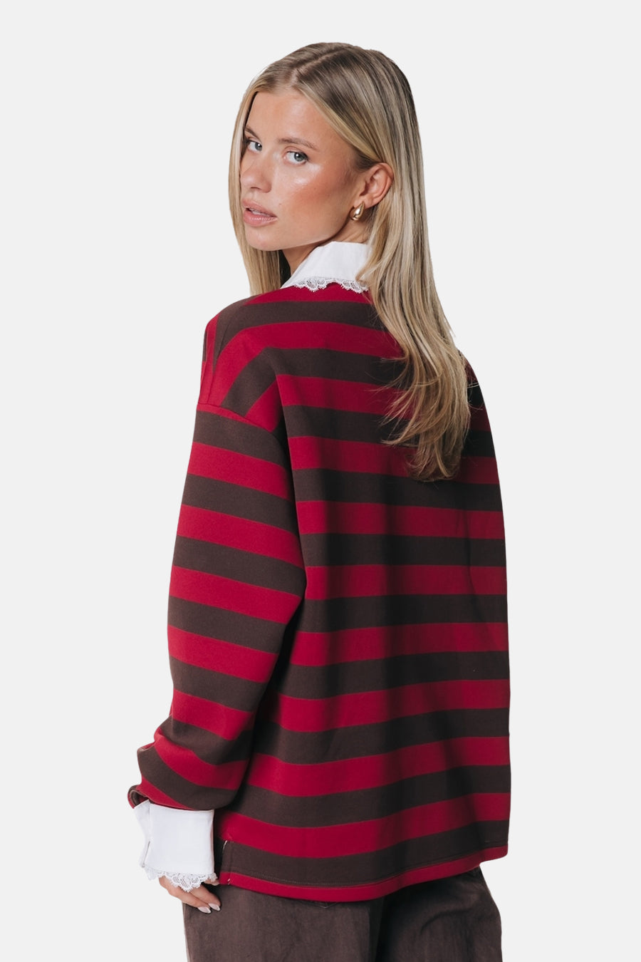 Polos (manches longues) rouge - COLOURFUL REBEL